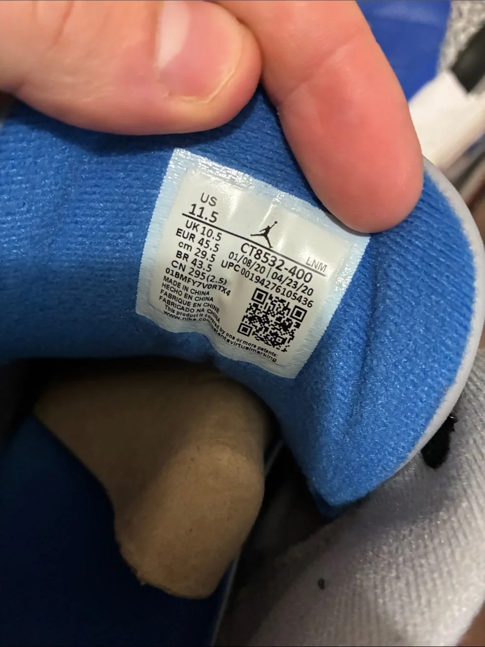 Jordan bold royal